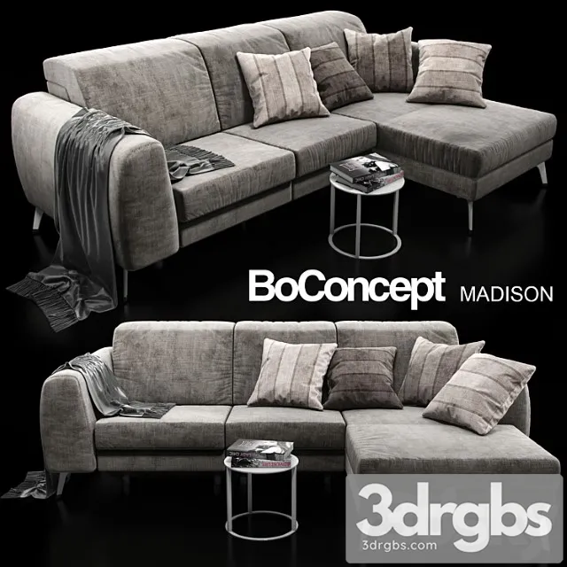 Boconcept Sofa Madison 2 3D Model Free