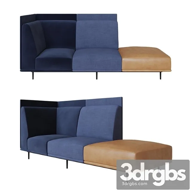 Boconcept toulouse seat without backrest