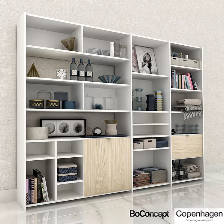 BoConcept_Copenhagen_shelving 3D Model