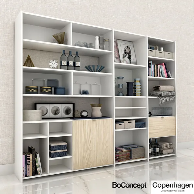 BoConcept_Copenhagen_shelving 3DModel