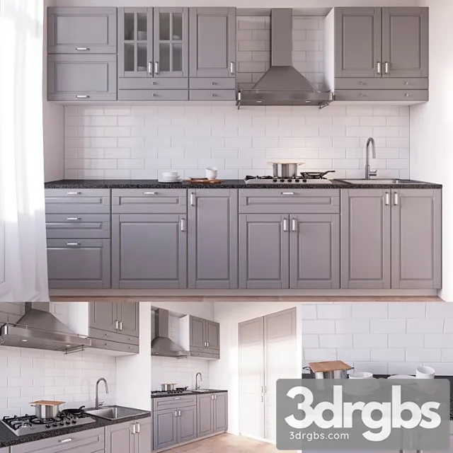 Bodbin kitchen 1 3D Model Free