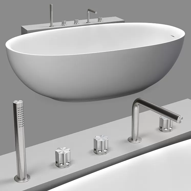 Boffi FISHER ISLAND Bathtub_MODO 17 95 3D Model