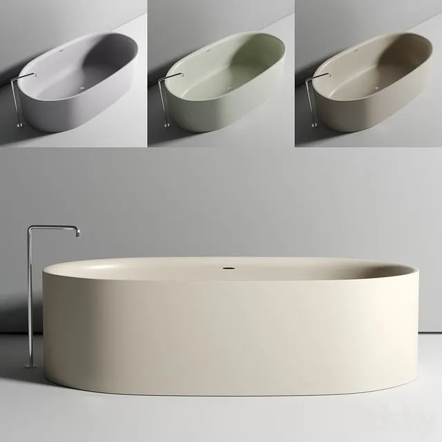 BOFFI Sabbia freestanding bathtub 3D Model