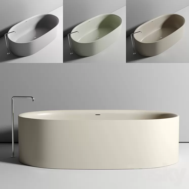 BOFFI Sabbia freestanding bathtub 3D Model