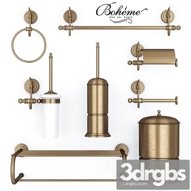 Boheme Medici Accessories Set 3 3D Model Free