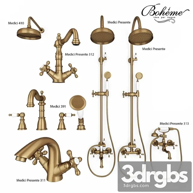 Boheme Medici Set 1 3D Model Free