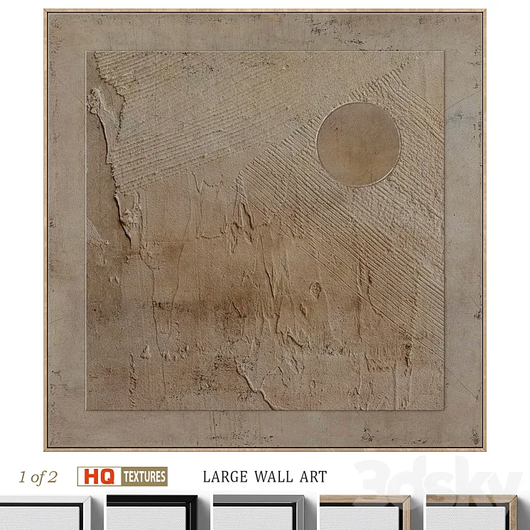 Boho Textural Plaster Landscape Wall Art C-603 Free Download