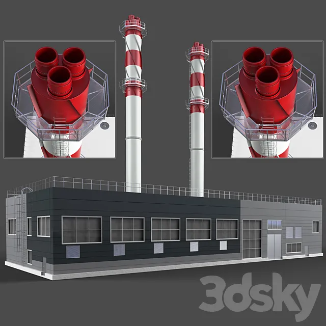 Boiler room 3D Model