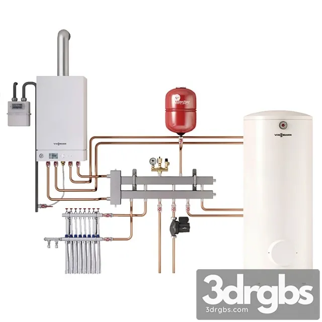 Boiler room 3D Model Free