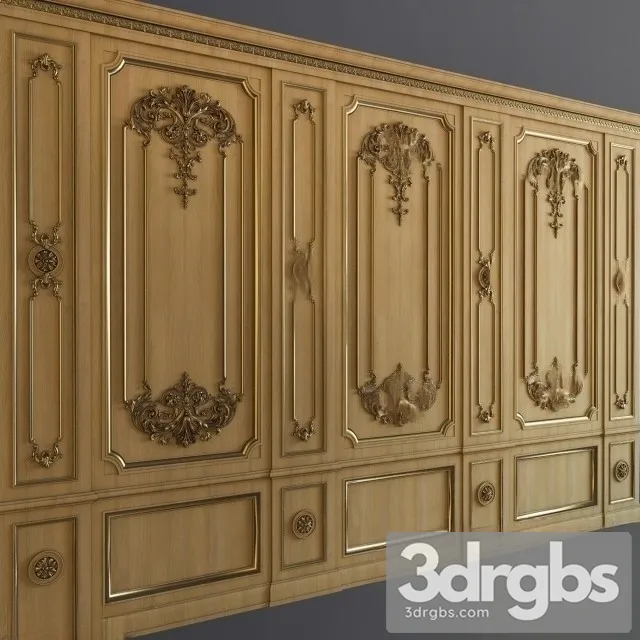 Boiserie INT 023 3D Model Download
