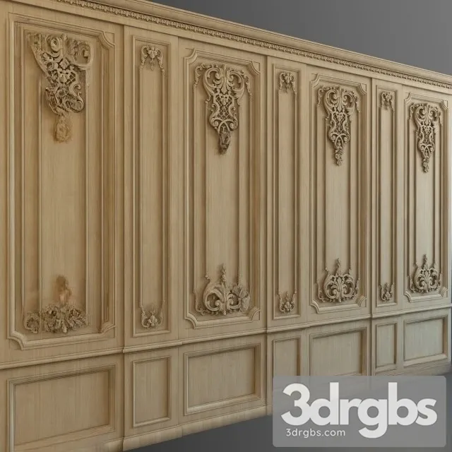 Boiserie INT 024 3D Model Download