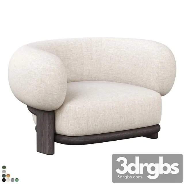 Bol Armchair By HC28 Cosmo 3D Model Free
