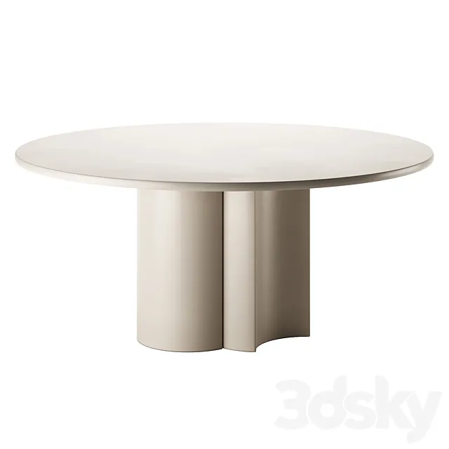 BOL | Round table by Zanotta 3D Model
