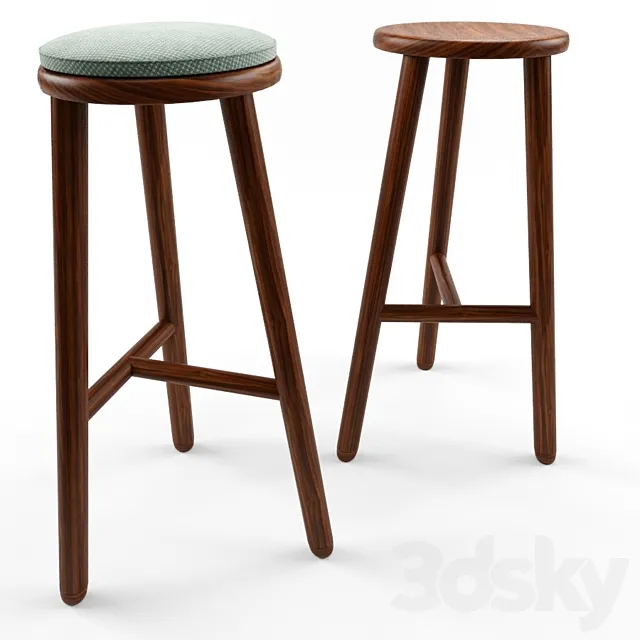Bold Bar Stool 3D Model