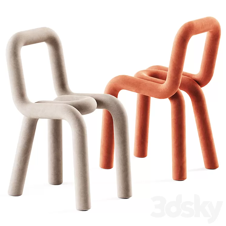 Bold Chair by Mustache 3D Model Free