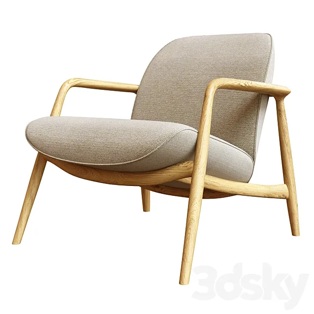Bolia Bowie Armchair 3D Model