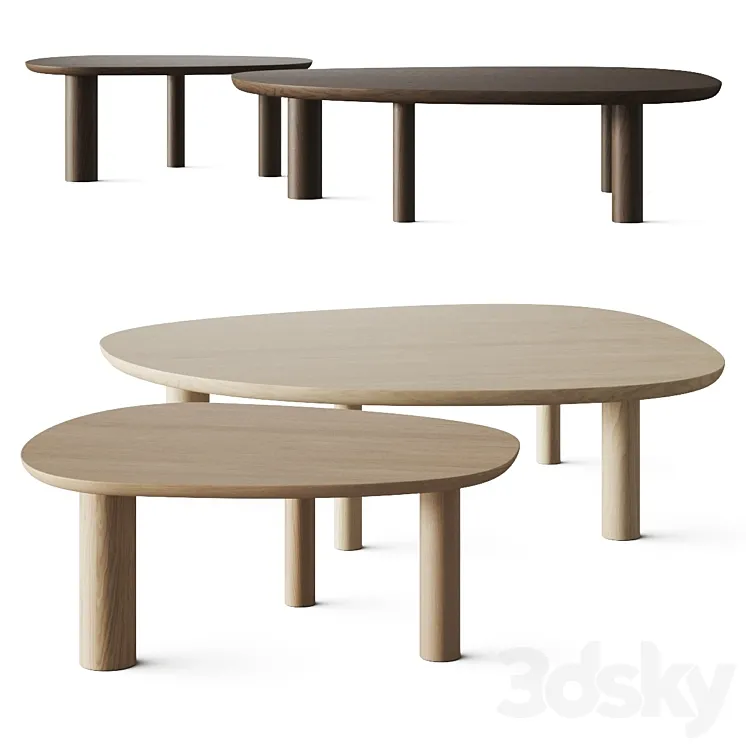 Bolia Latch Coffee Tables 3D Model Free