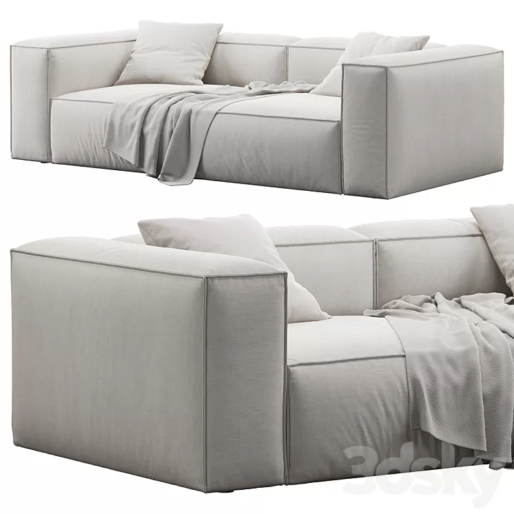 Bolia Modular 2 Seat Sofa by Cosima 3D Model Free