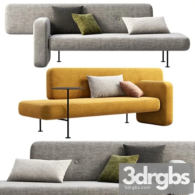 Bolia Pebble Sofas 1 3D Model Free