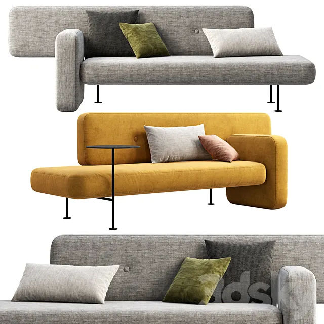 Bolia Pebble sofas 3D Model