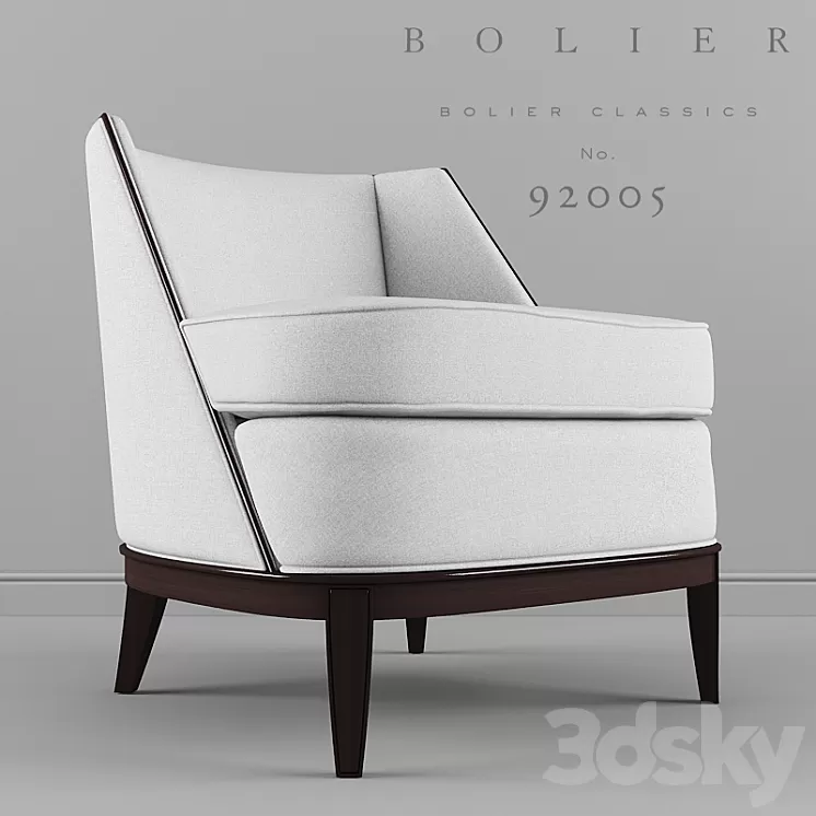 Bolier - Lounge Chair №92005 3D Model