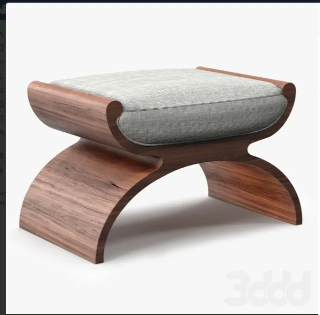 Bolier Modern Luxury Biedermeier Stool 3D Model