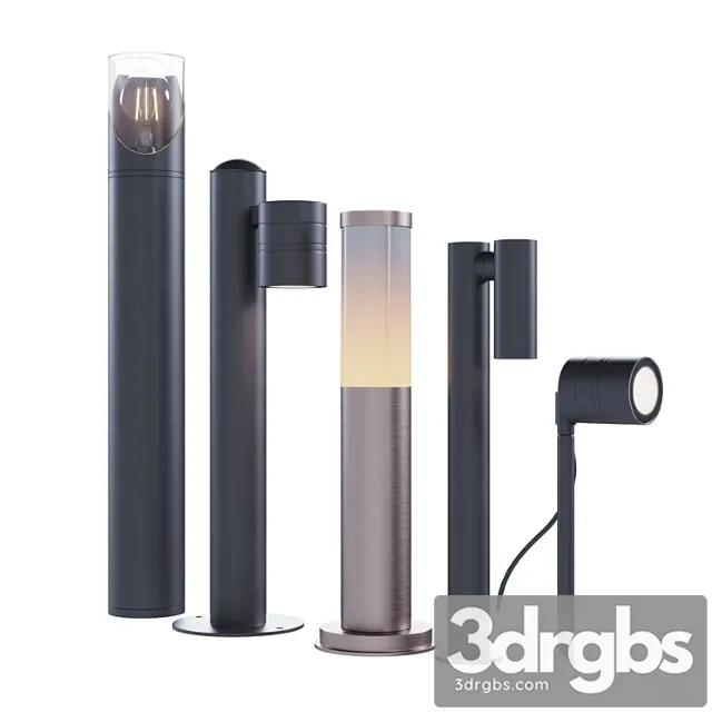 Bollard Lights 3D Model Download