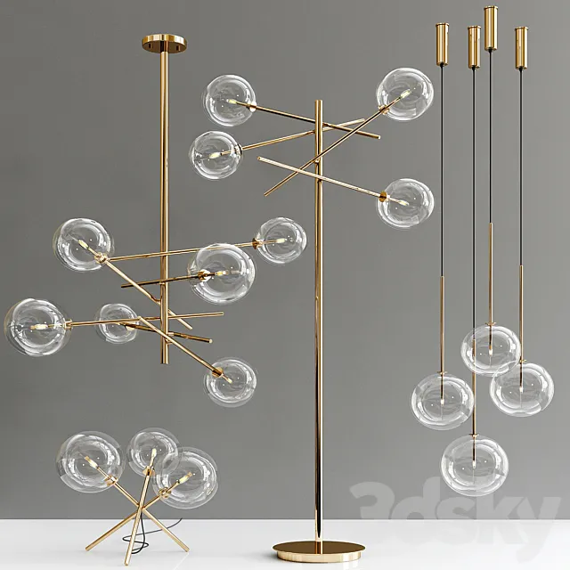 Bolle Gallotti Collection - 4 types 3D Model