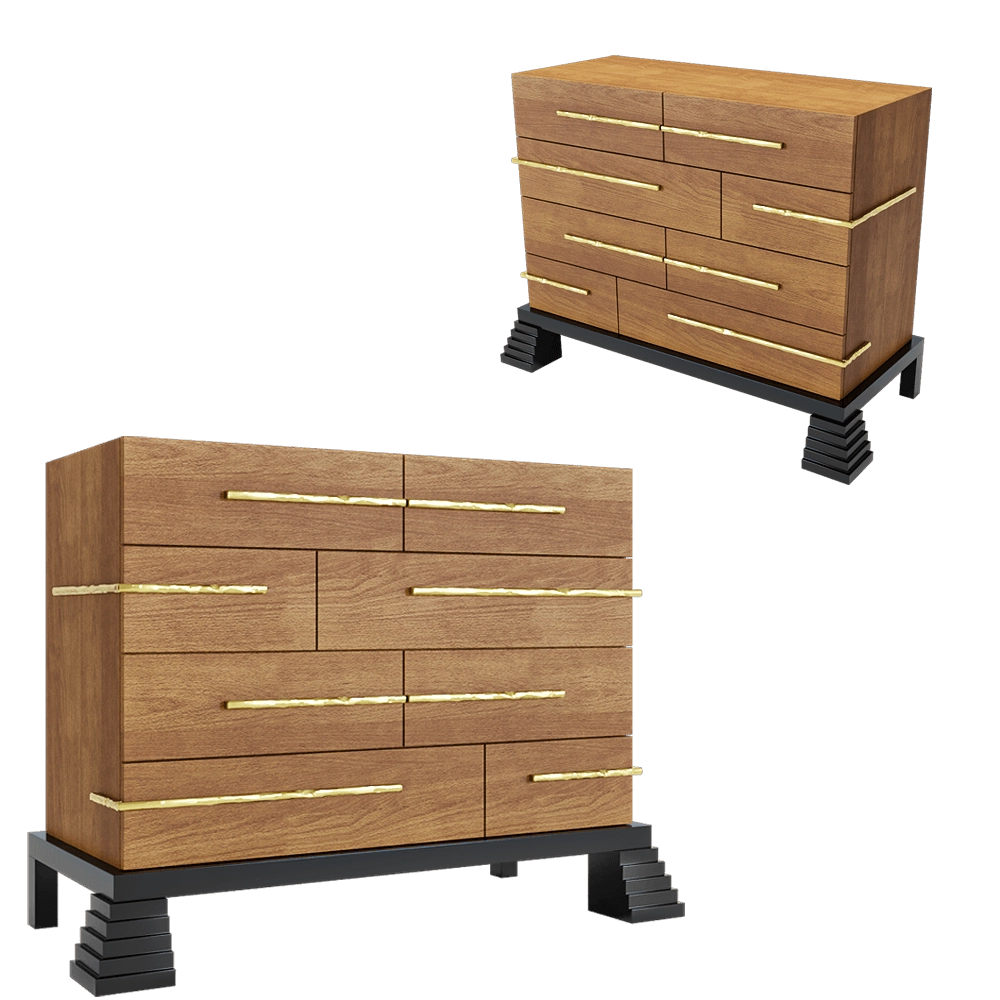 BOLLU - Chest of drawers CA001 3D Model