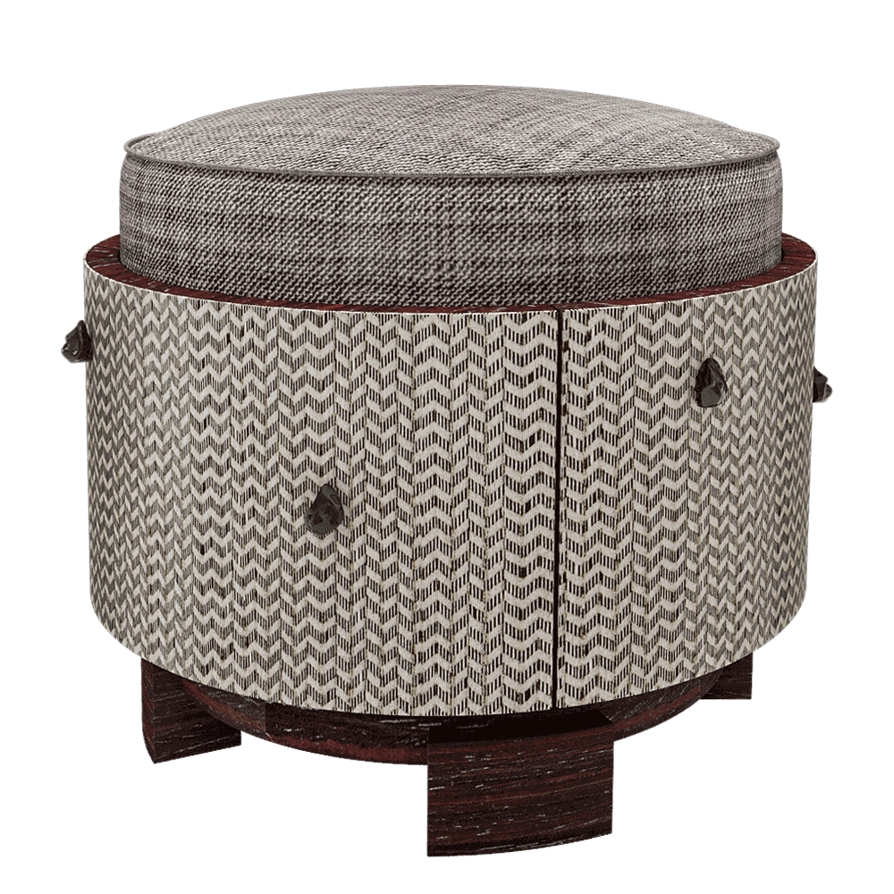 BOLLU - Pouf Вarrel PUF017 3D Model