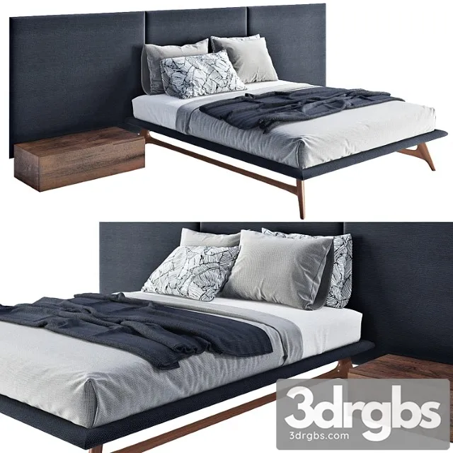 Bolzan bed. collection smile. 2 3D Model Free