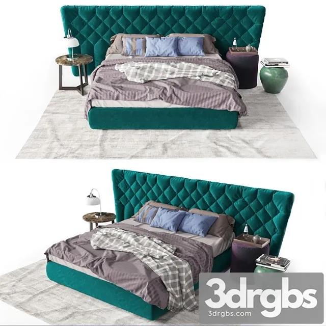 Bolzan - bedroom set selene 2 3D Model Free