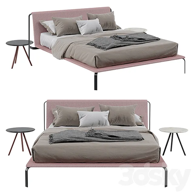 Bolzan letti bend bed 3DModel