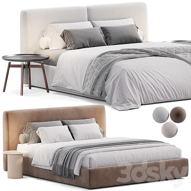 Bolzan Letti Feel Bed 3D Model