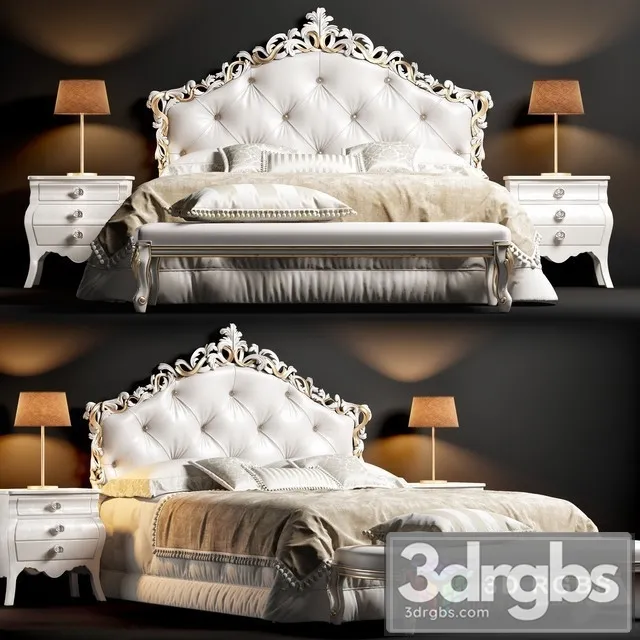 Bolzan Topazio Bed 3D Model Free