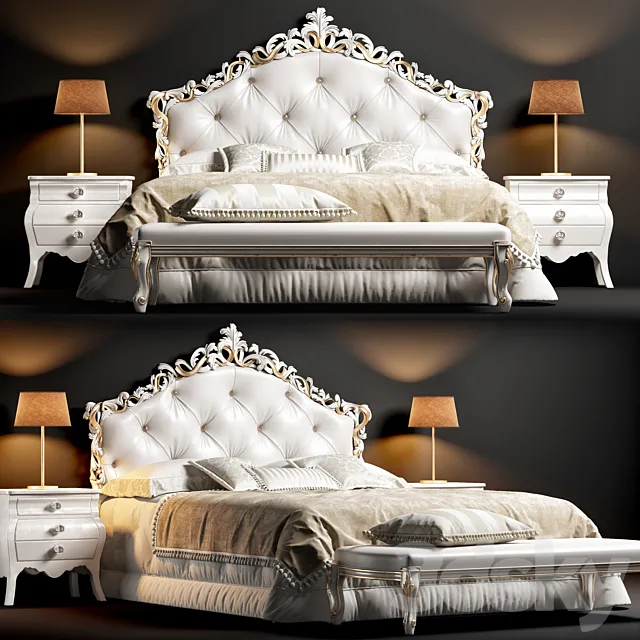 Bolzan Topazio Bed 3D Model