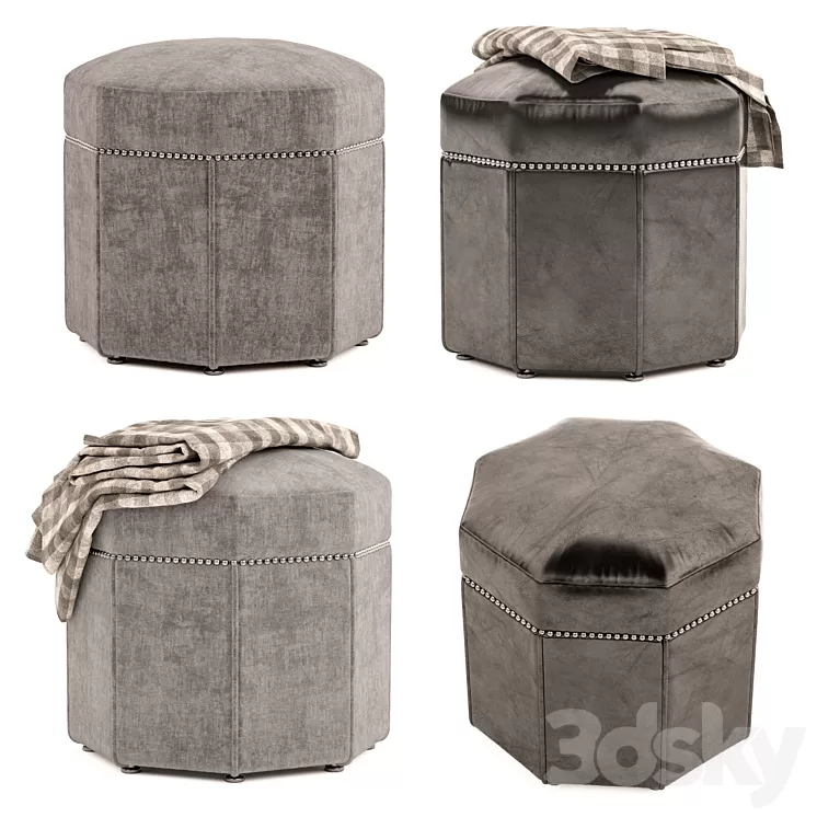 Bombay Stool 3D Model