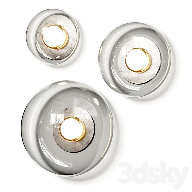 Bomma Dew Drops Wall Lamps 3D Model