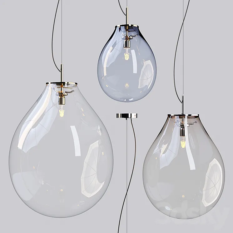 Bomma: Pendant Lamp - Tim 3D Model Free