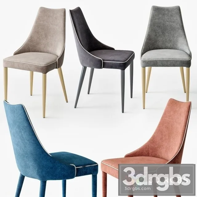 Bomtempi Clara Chair Set 3D Model Free