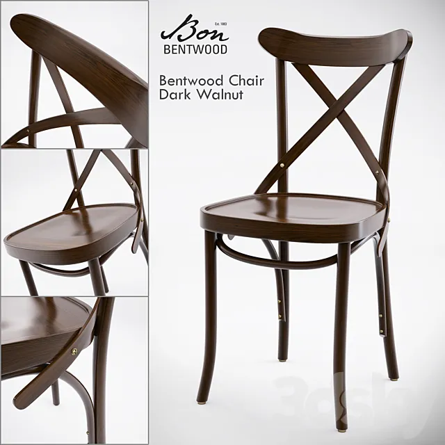 Bon Bentwood Chair 3D Model