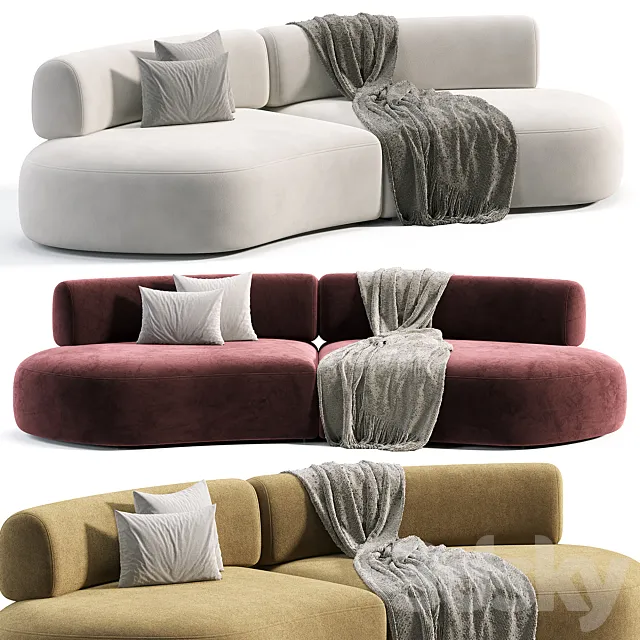 Bon Bon sofa 2 3D Model