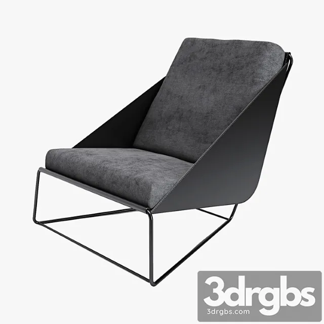 Bonaldo alfie armchair 2 3D Model Free