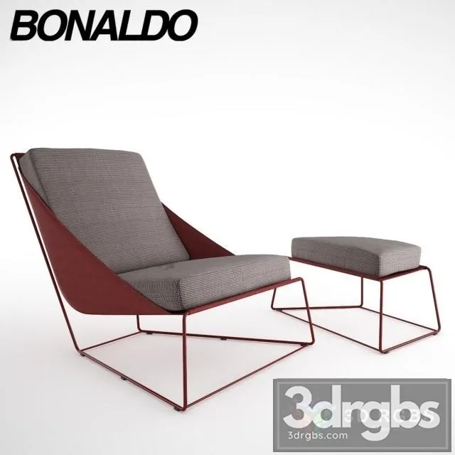 Bonaldo Alfie Armchair 3D Model Free