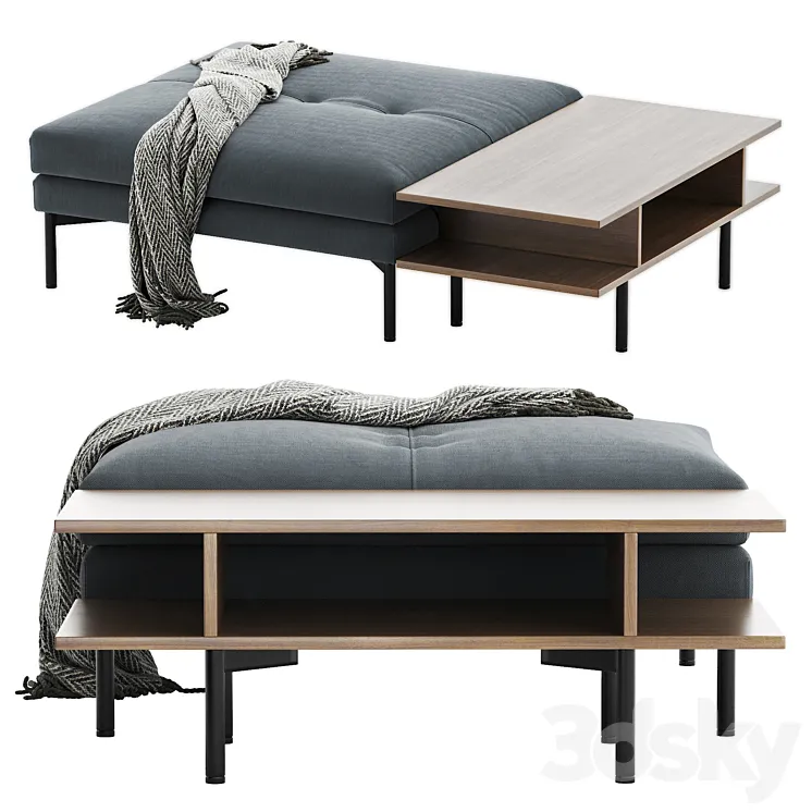 Bonaldo ALIANTE Pouf 3D Model Free