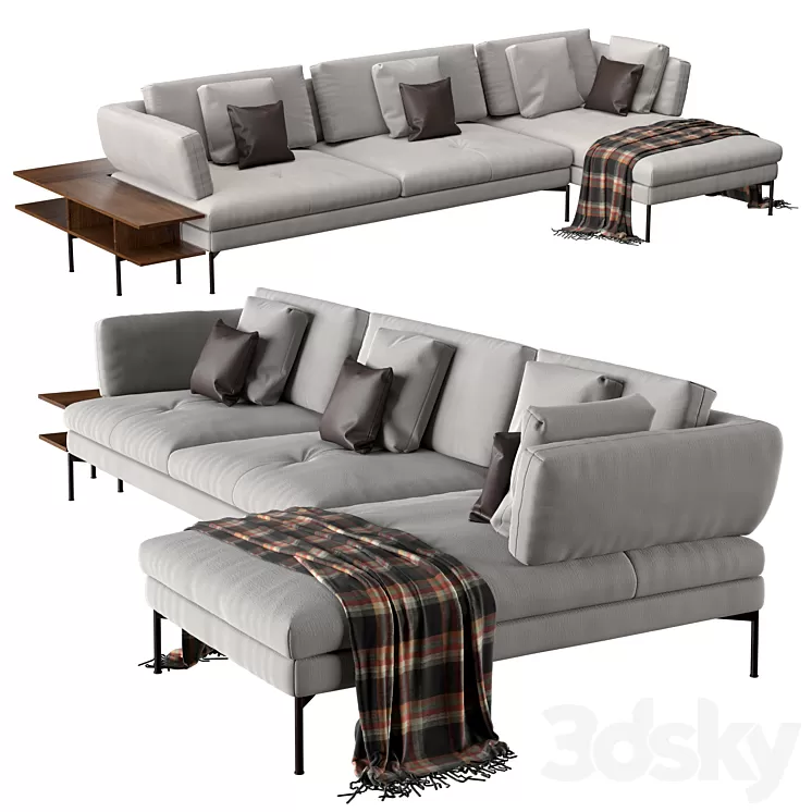 Bonaldo aliante sofa 3D Model
