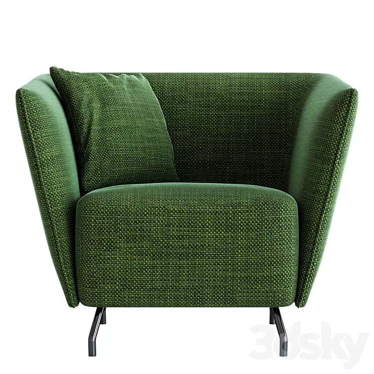 Bonaldo arno armchair 3D Model