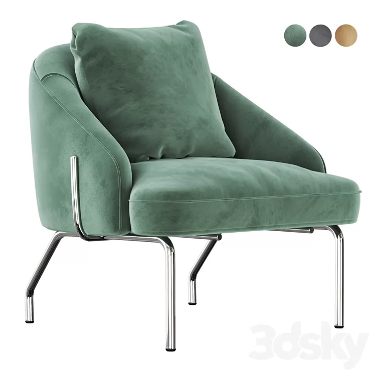 Bonaldo Bahia Armchair 3D Model