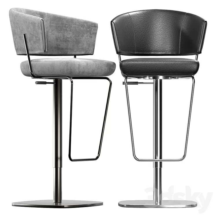 Bonaldo - Bahia too bar chair 3D Model Free