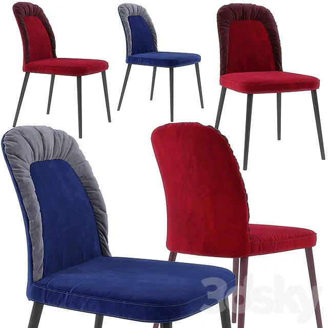 Bonaldo Benedetta chair 3D Model